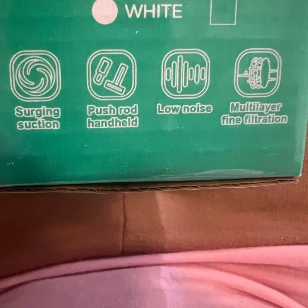 VACUUM CLEANER MINI XM20S LIGHTWEIGHT HANDHELD BLUE SILVER UPGRADED VERSION NIB - Picture 5 of 5